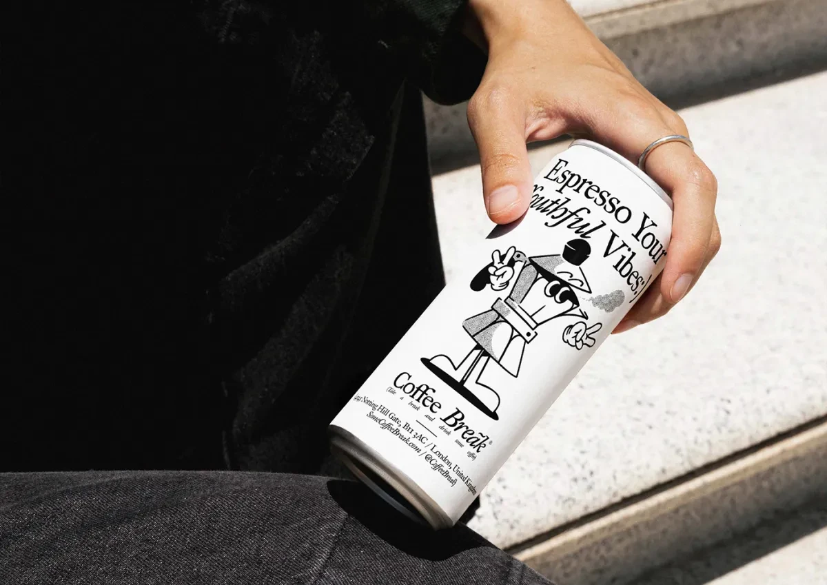 案例优选:俏皮可爱的咖啡品牌形象设计欣赏|设计案例精选
