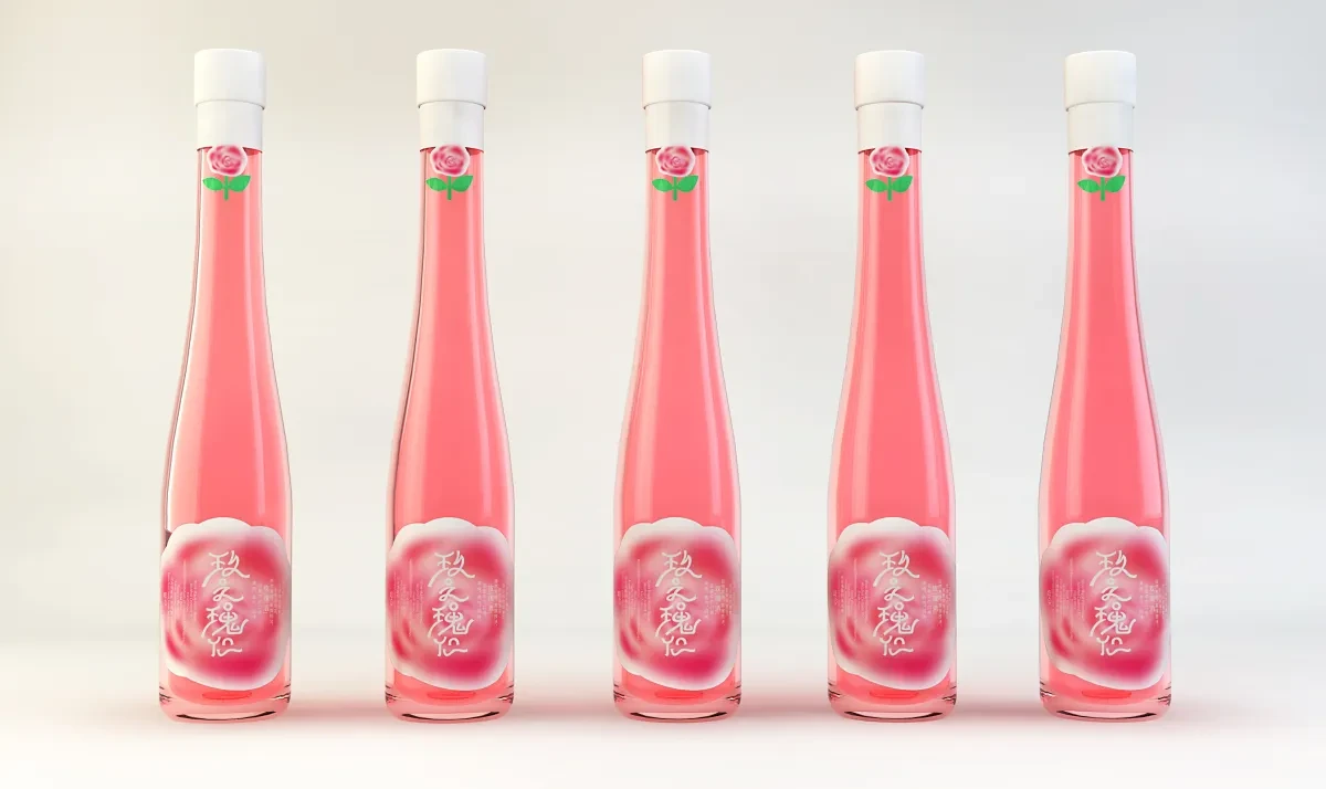 案例优选:酒水产品 玫瑰酒产品包装设计|包装设计·创意设计案例精选