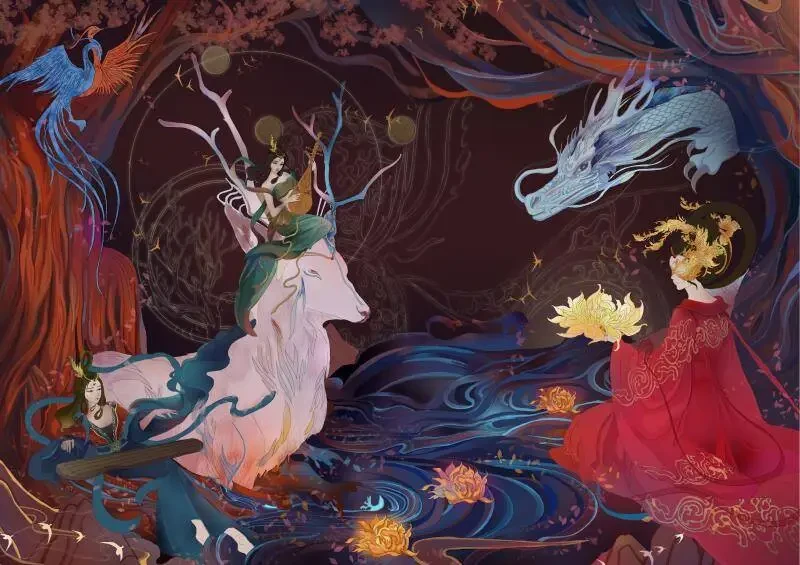 案例优选：中国敦煌设计插画｜设计案例精选