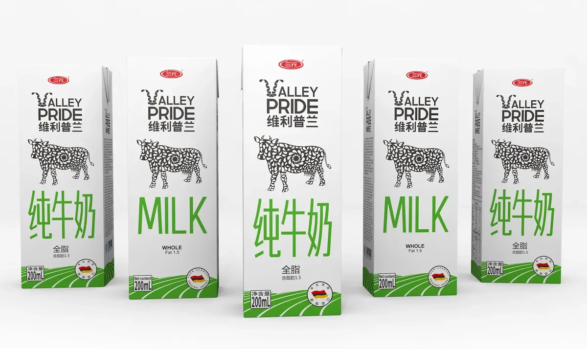 案例优选:牛奶产品 三元纯牛奶包装设计|包装设计·设计案例精选
