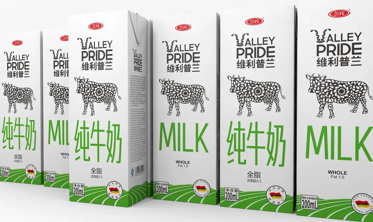 案例优选:牛奶产品 三元纯牛奶包装设计|包装设计·设计案例精选