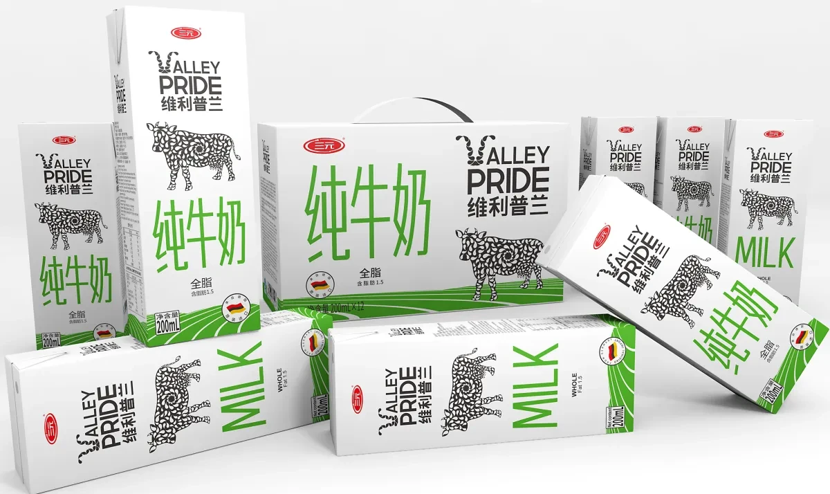 案例优选:牛奶产品 三元纯牛奶包装设计|包装设计·设计案例精选