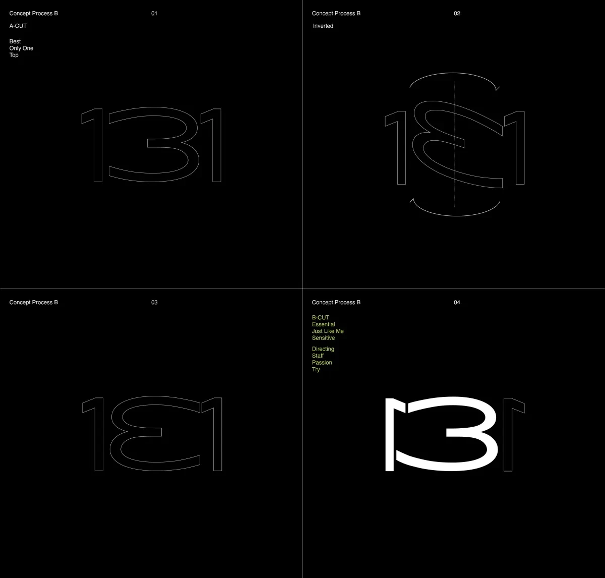 作品欣赏：131(一三一)标签品牌识别设计