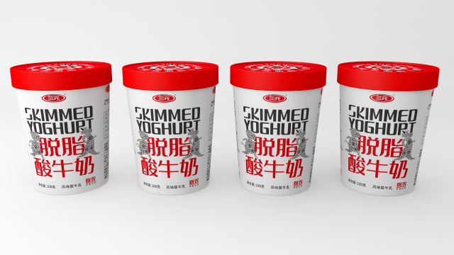 案例优选：乳制产品 三元脱脂酸牛奶包装设计｜包装设计·设计案例精选