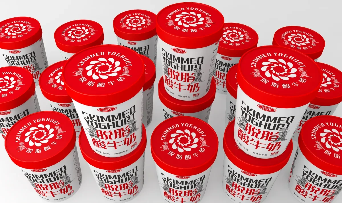 案例优选:乳制产品 三元脱脂酸牛奶包装设计|包装设计·设计案例精选