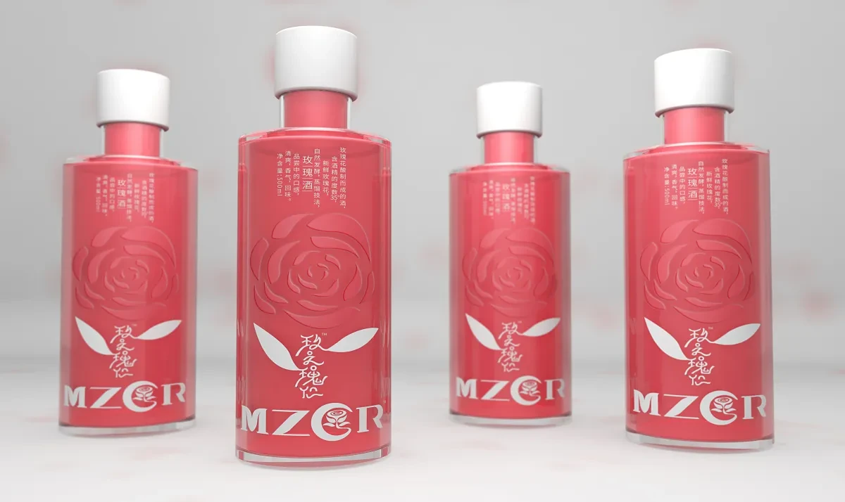 案例优选:酒水品牌 玫瑰酒包装设计|包装设计·设计案例精选