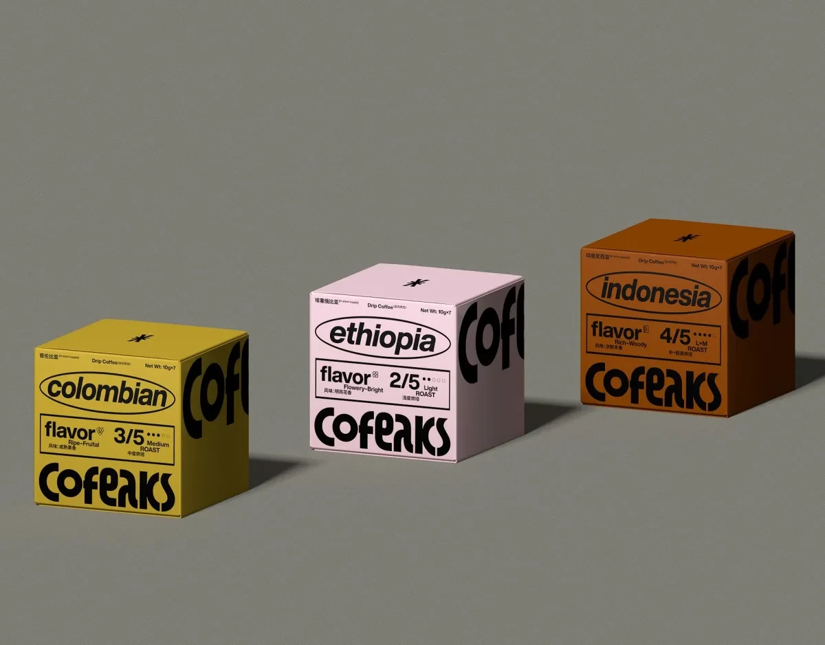 案例优选：COFEAKS咖啡品牌视觉标识设计标志设计｜标志设计·标识设计精选