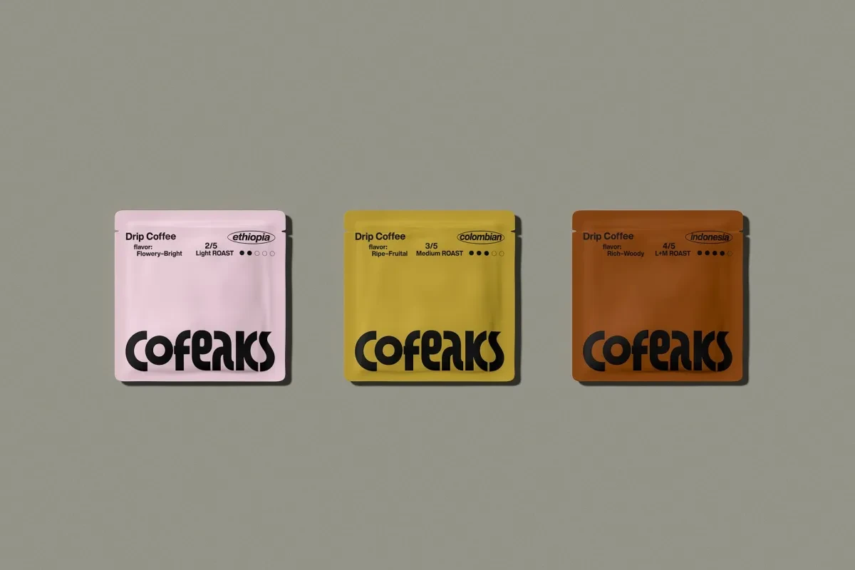 案例优选：COFEAKS咖啡品牌视觉标识设计标志设计｜标志设计·标识设计精选