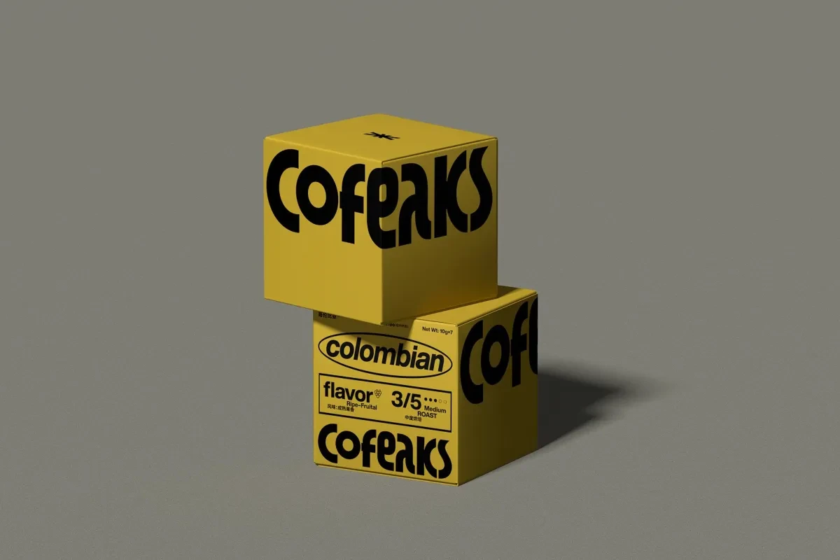 案例优选：COFEAKS咖啡品牌视觉标识设计标志设计｜标志设计·标识设计精选