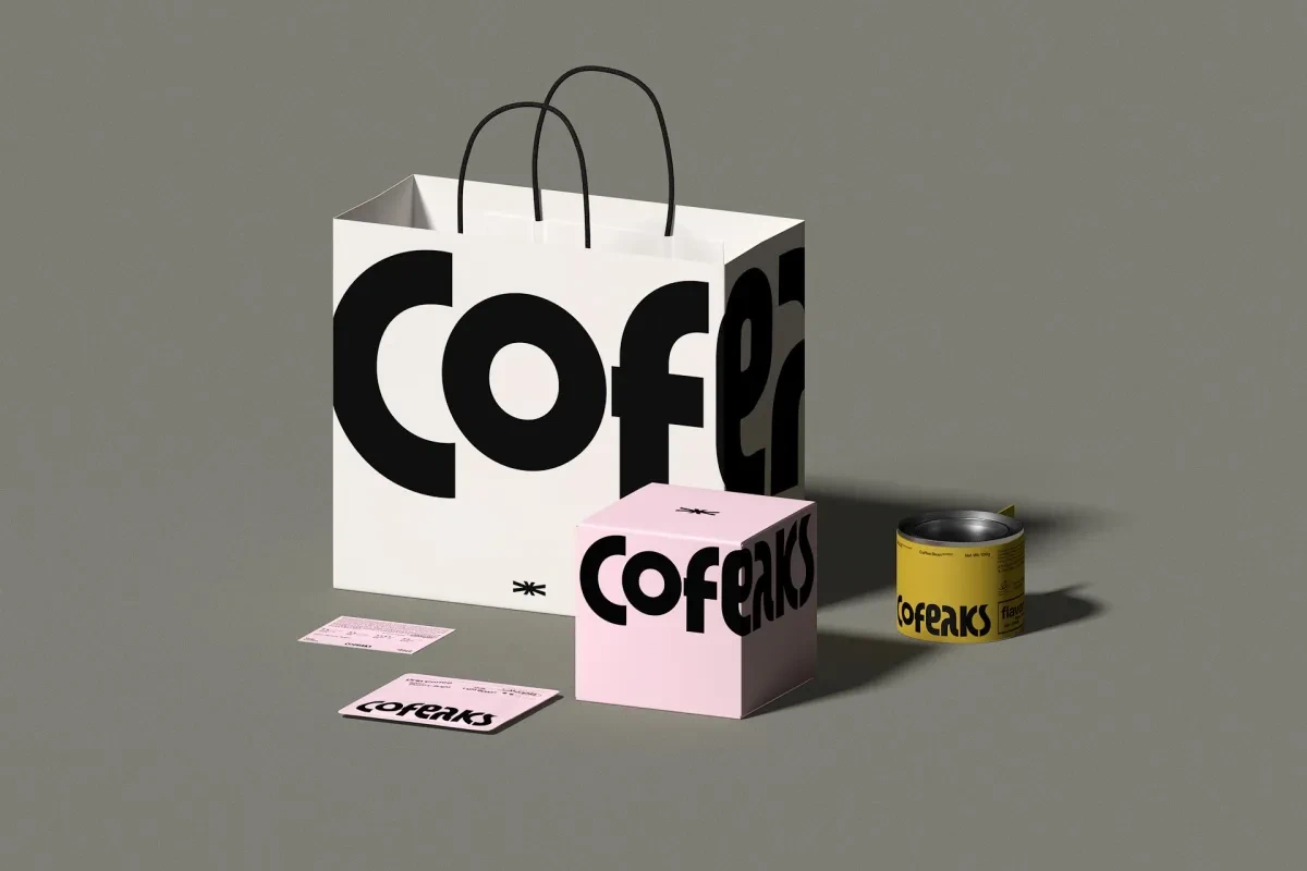 案例优选：COFEAKS咖啡品牌视觉标识设计标志设计｜标志设计·标识设计精选