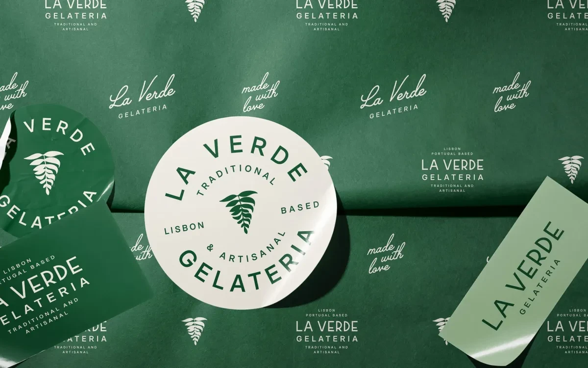 作品欣赏：La Verde冰淇淋品牌设计｜品牌设计·设计精选