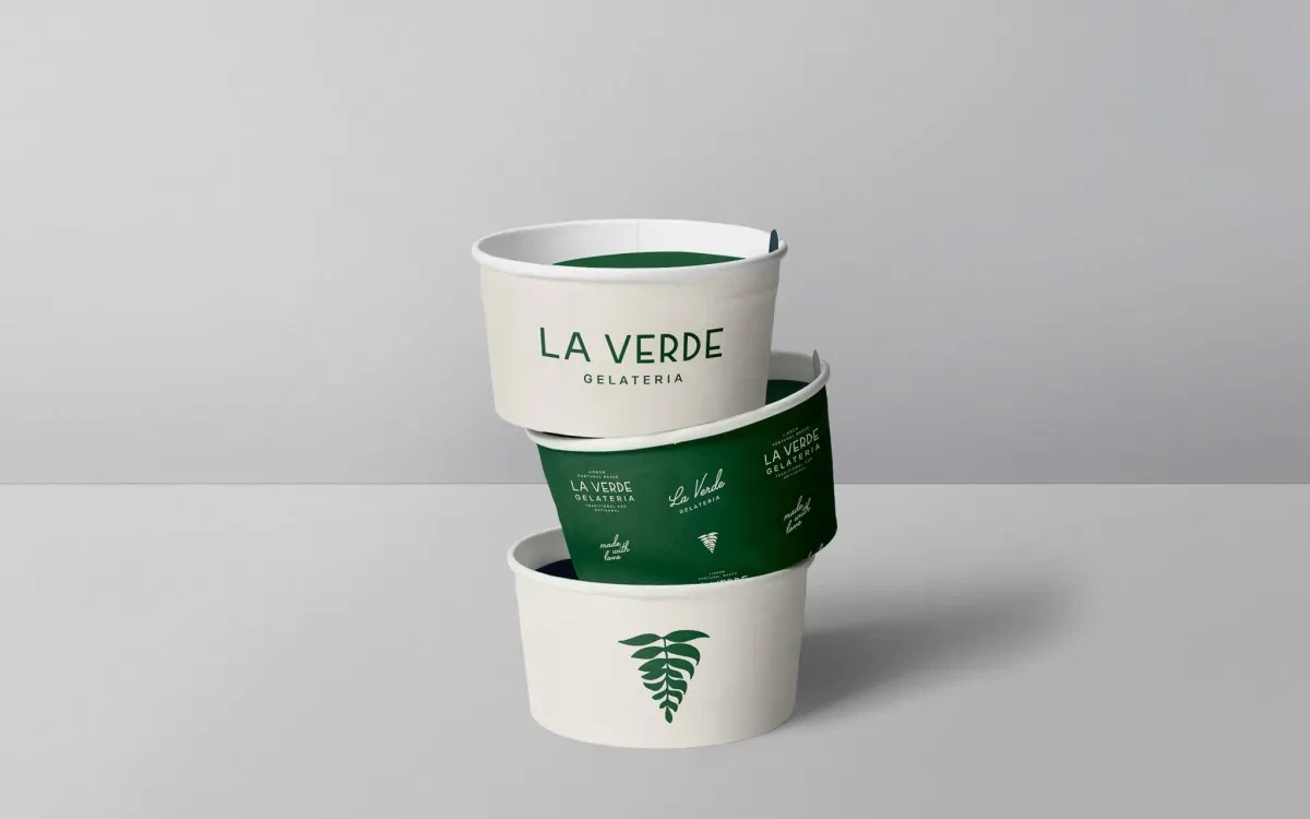 作品欣赏：La Verde冰淇淋品牌设计｜品牌设计·设计精选