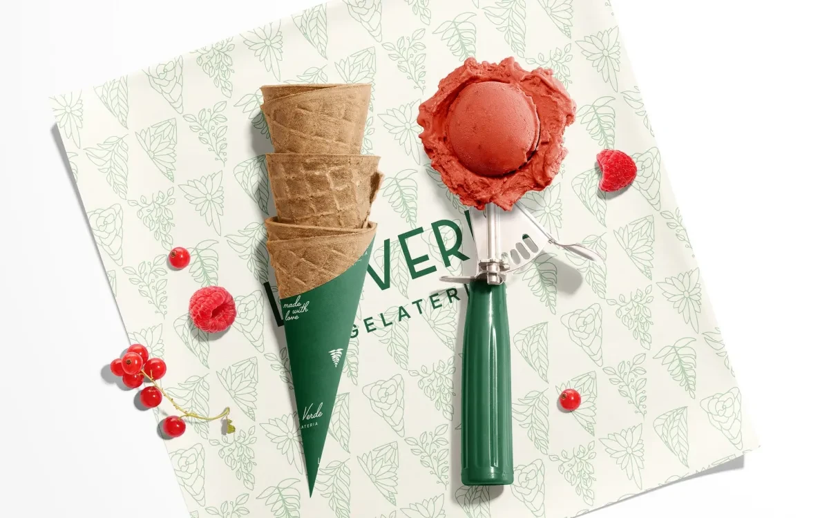 作品欣赏：La Verde冰淇淋品牌设计｜品牌设计·设计精选