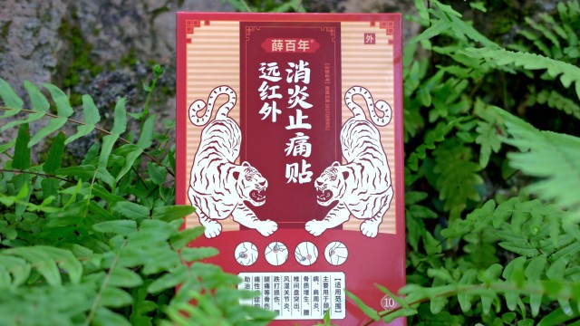 案例优选：薛百年 远红外消炎止痛贴包装设计｜包装设计·设计案例精选