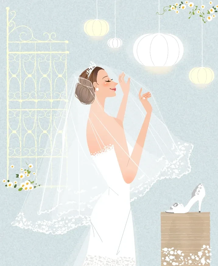 案例优选：婚礼婚庆插画矢量素材｜设计案例精选