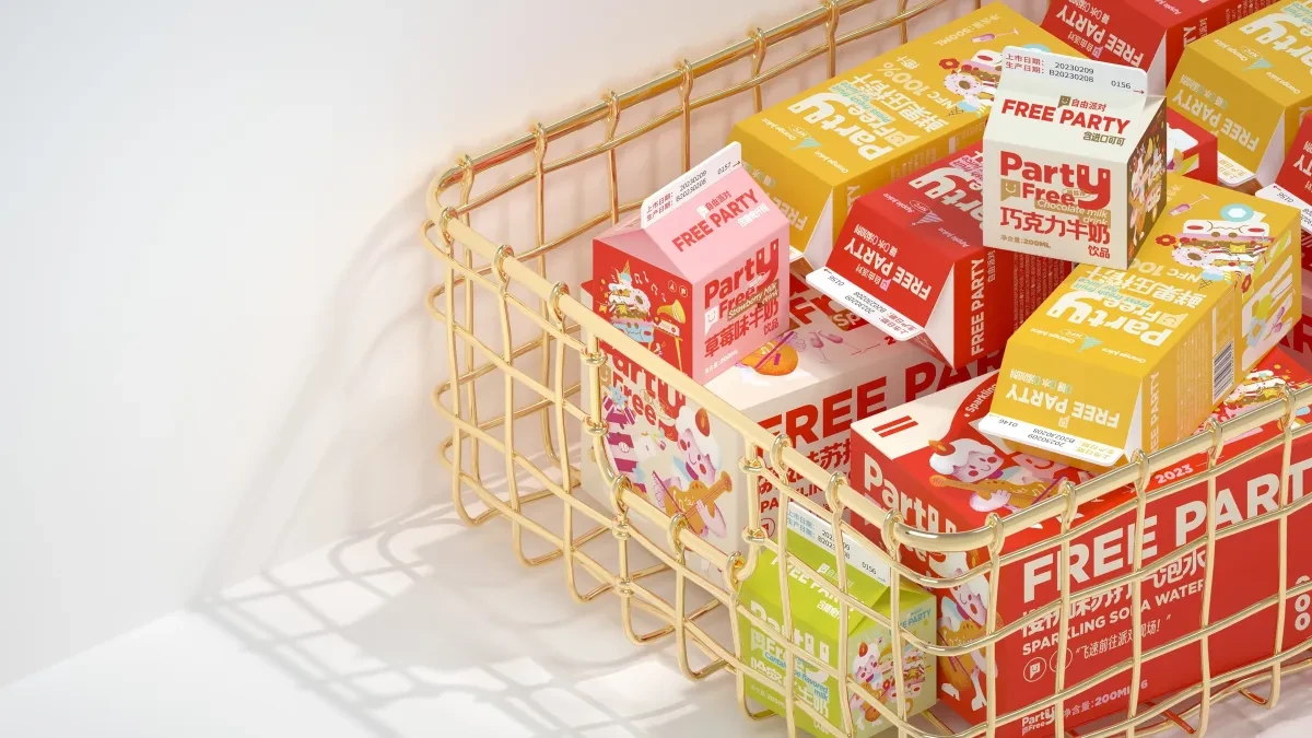 案例优选：乳制系列饮品食品包装设计标志设计｜标志设计·包装设计精选