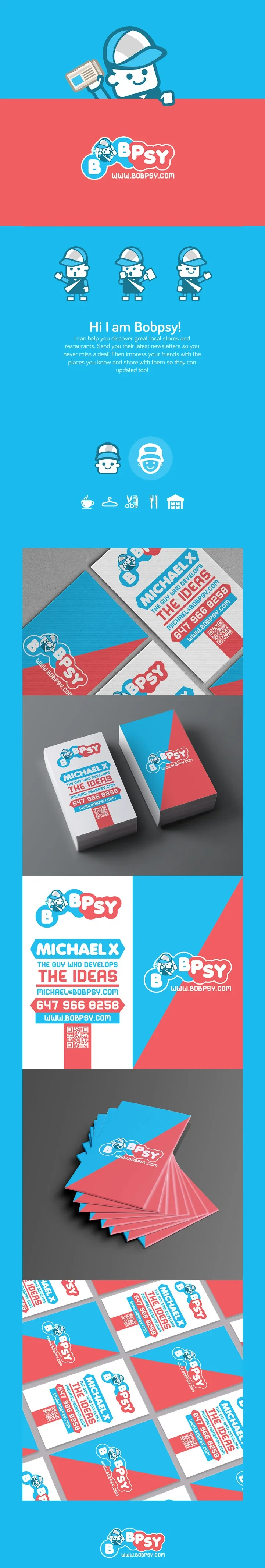 案例优选：Bobpsy卡通名片设计｜名片设计·设计精选