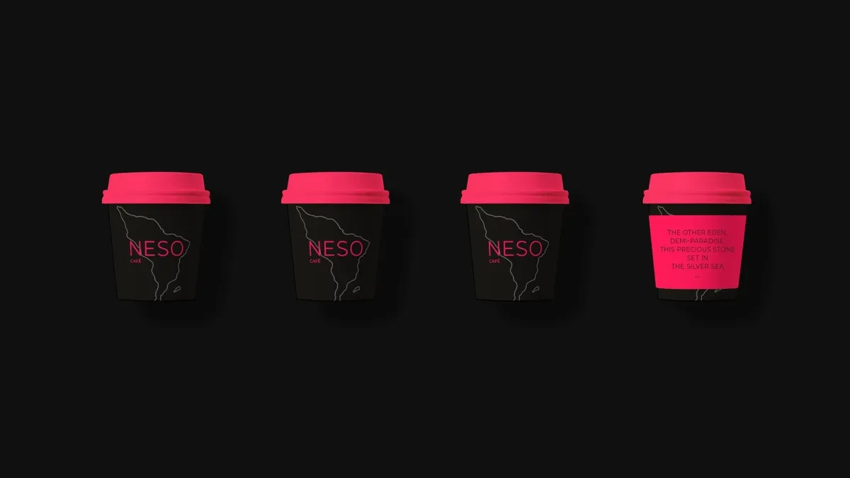 案例优选：NESO咖啡馆cafe Coffee品牌视觉设计｜品牌设计·视觉识别精选