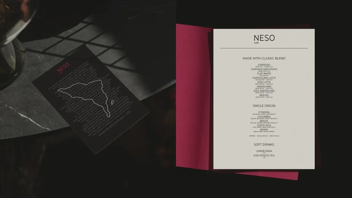 案例优选：NESO咖啡馆cafe Coffee品牌视觉设计｜品牌设计·视觉识别精选
