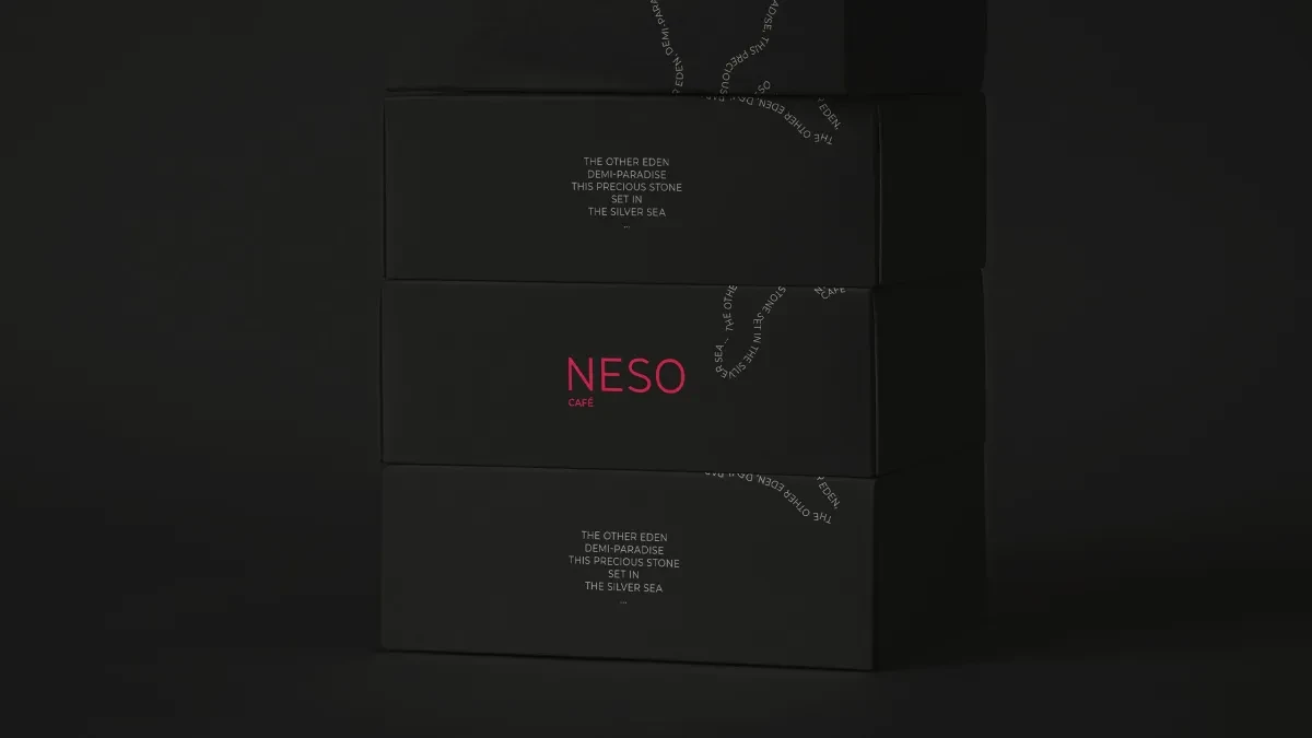 案例优选：NESO咖啡馆cafe Coffee品牌视觉设计｜品牌设计·视觉识别精选
