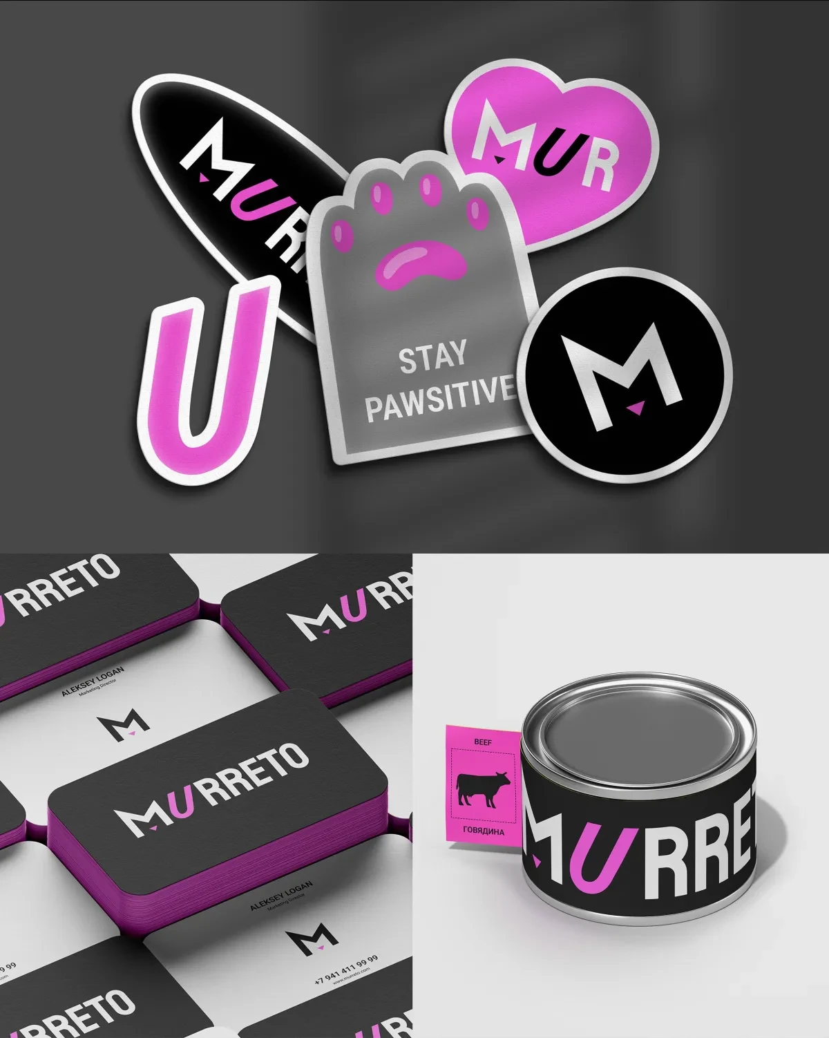 作品欣赏：Murreto品牌视觉识别设计和包装设计｜视觉识别·包装设计精选
