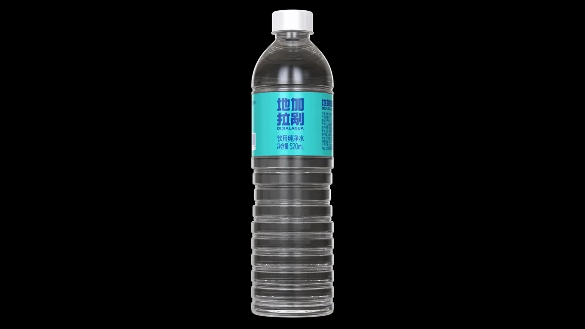 案例优选:地加拉剐 饮用纯净水包装设计|包装设计·字体设计案例精选