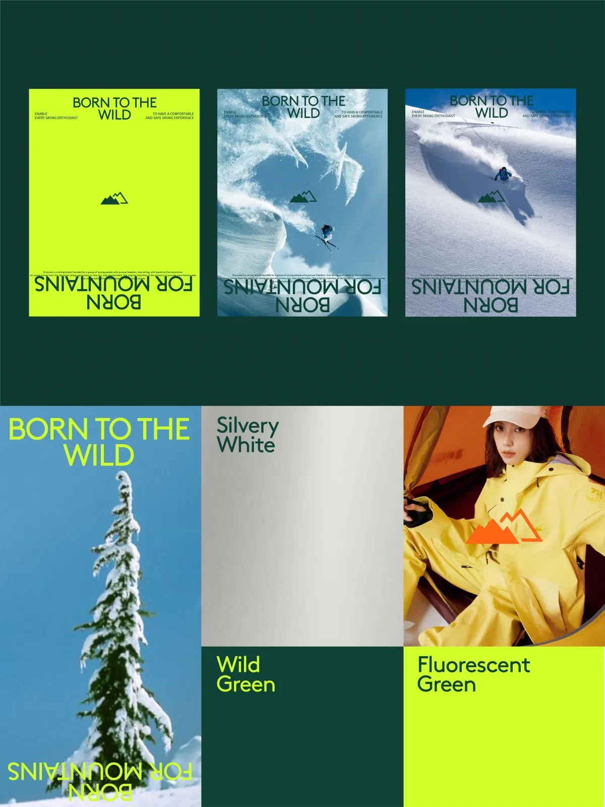 案例优选：DrySnow 滑雪品牌视觉设计｜品牌设计·视觉识别精选