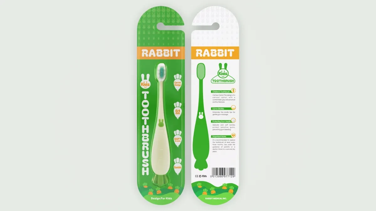 案例优选:RABBIT 儿童牙刷包装设计|包装设计·设计案例精选