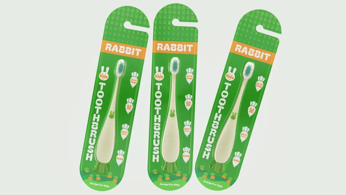 案例优选:RABBIT 儿童牙刷包装设计|包装设计·设计案例精选