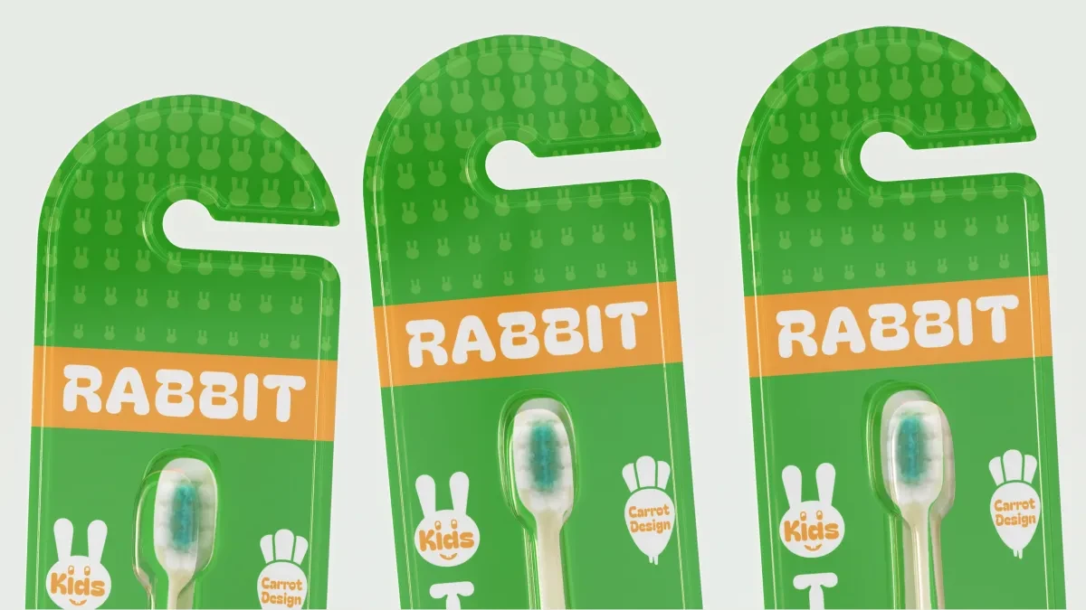 案例优选:RABBIT 儿童牙刷包装设计|包装设计·设计案例精选