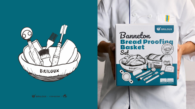 案例优选：briloux 酸面包烘焙用品包装设计｜包装设计·设计案例精选