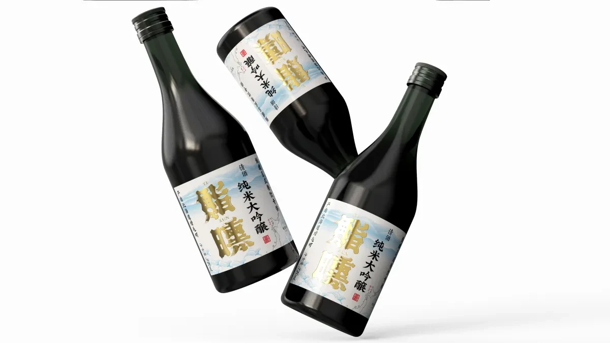 案例优选:新作 鮨曛日式清酒包装设计|包装设计·标签设计案例精选