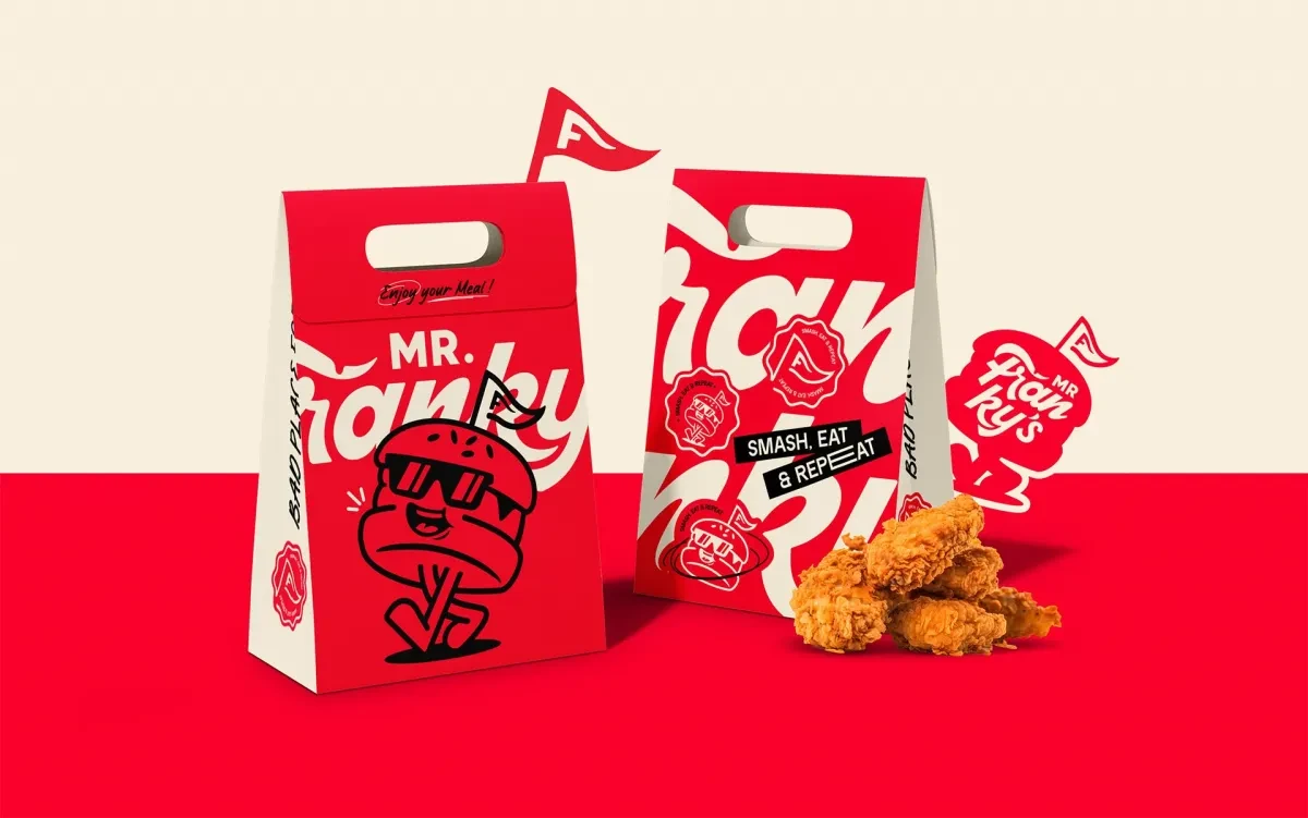作品欣赏：汉堡包快餐美食标志设计和品牌VI视觉识别设计｜标志设计·品牌VI精选