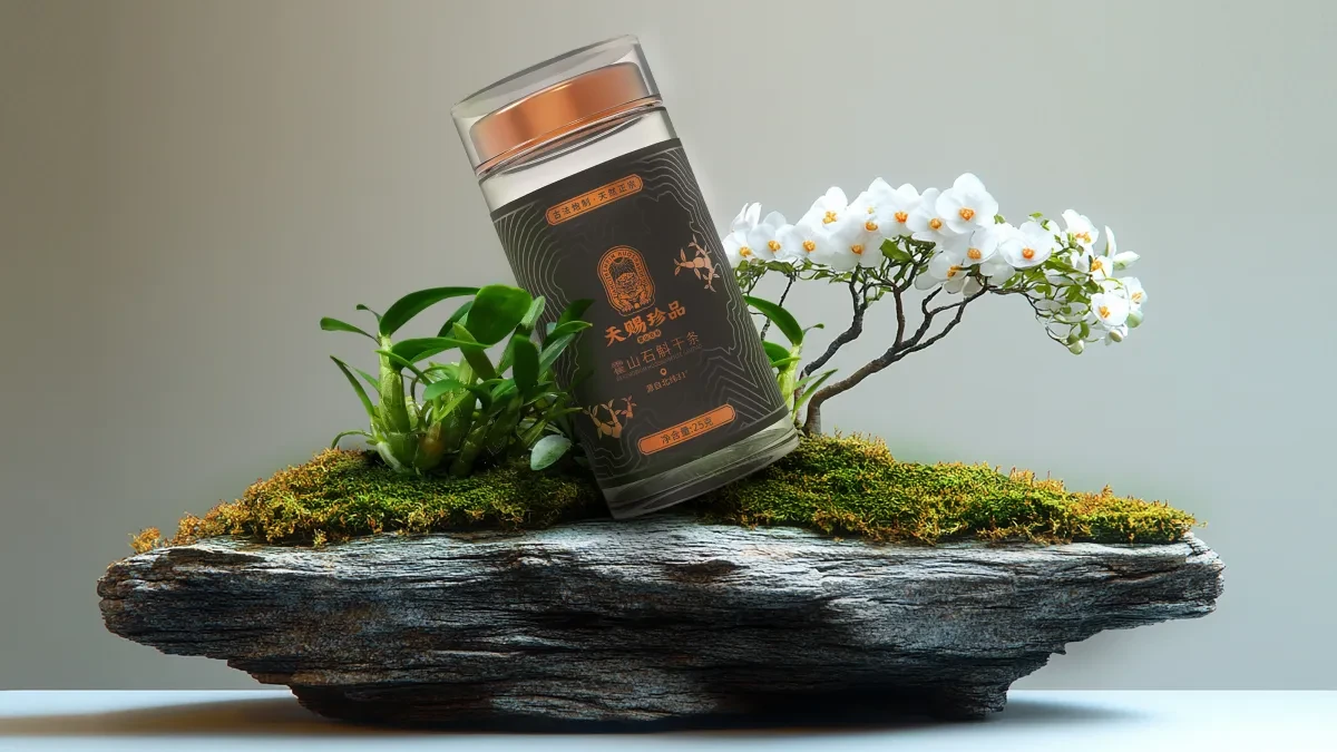 案例优选:新作 天赐珍品霍山石斛干条包装设计|包装设计·设计案例精选