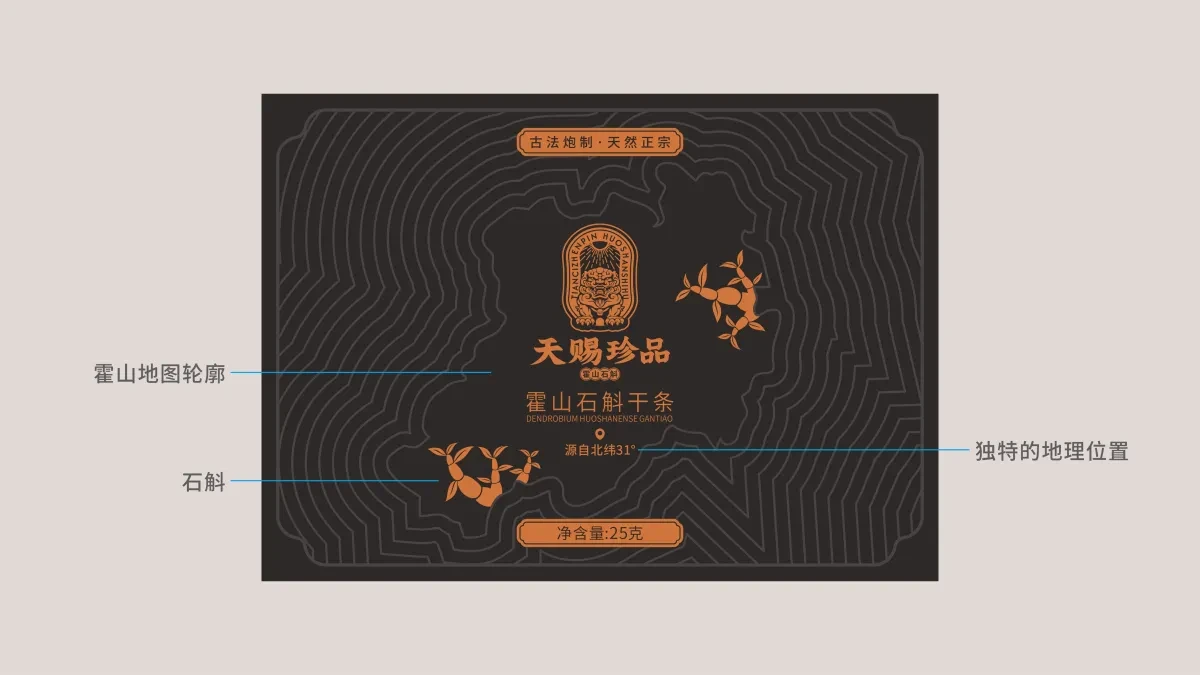 案例优选:新作 天赐珍品霍山石斛干条包装设计|包装设计·设计案例精选