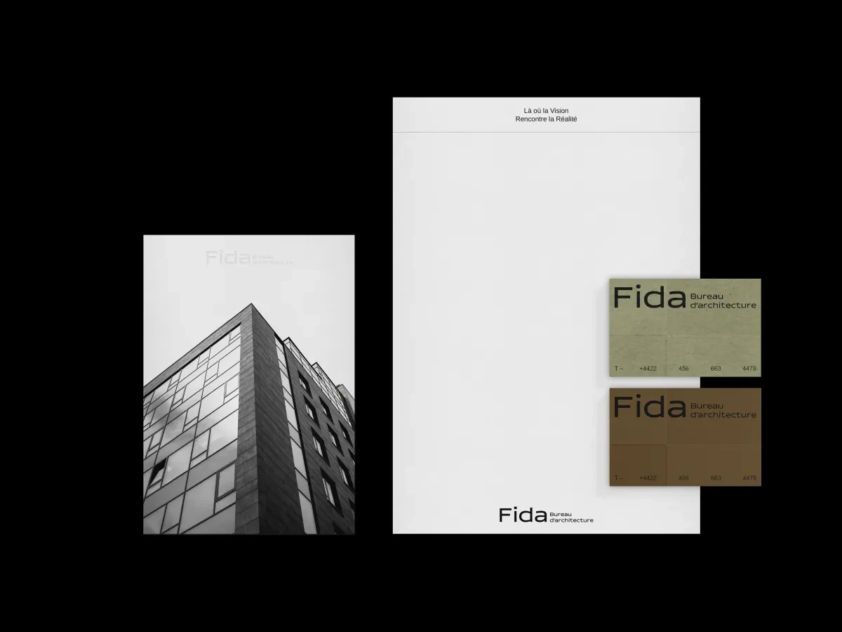 案例优选：Fida建筑品牌VI视觉设计平面设计｜品牌VI·设计精选