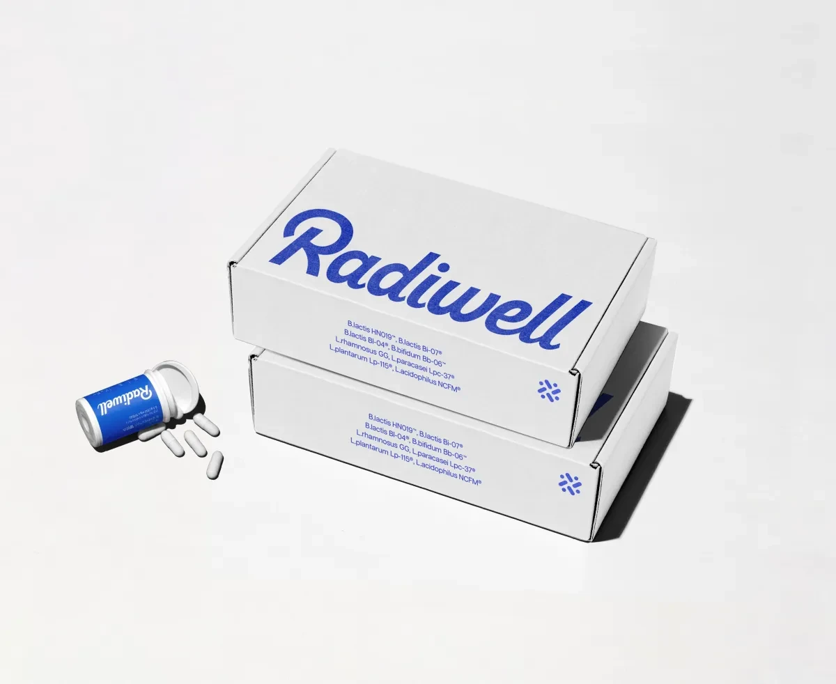 作品欣赏：Radiwell品牌蓝色系品牌外包装设计平面设计｜包装设计·设计精选