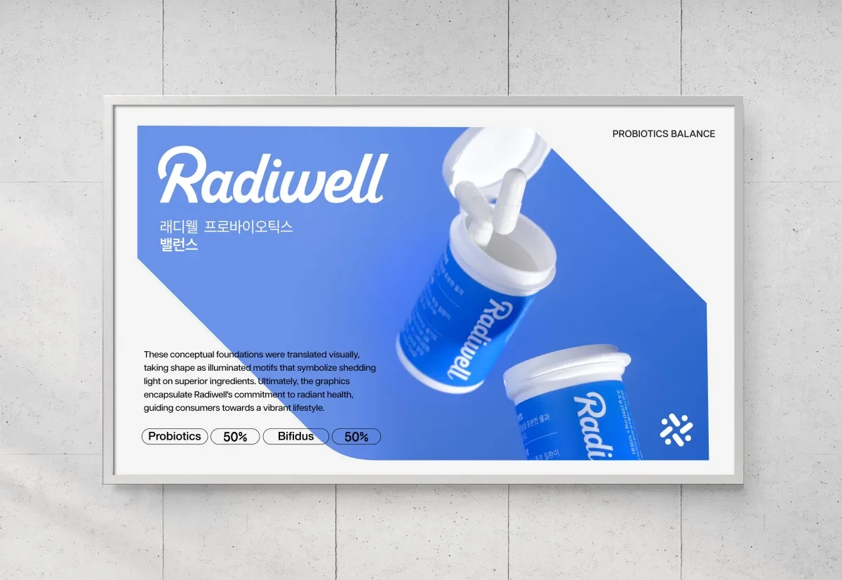 作品欣赏：Radiwell品牌蓝色系品牌外包装设计平面设计｜包装设计·设计精选