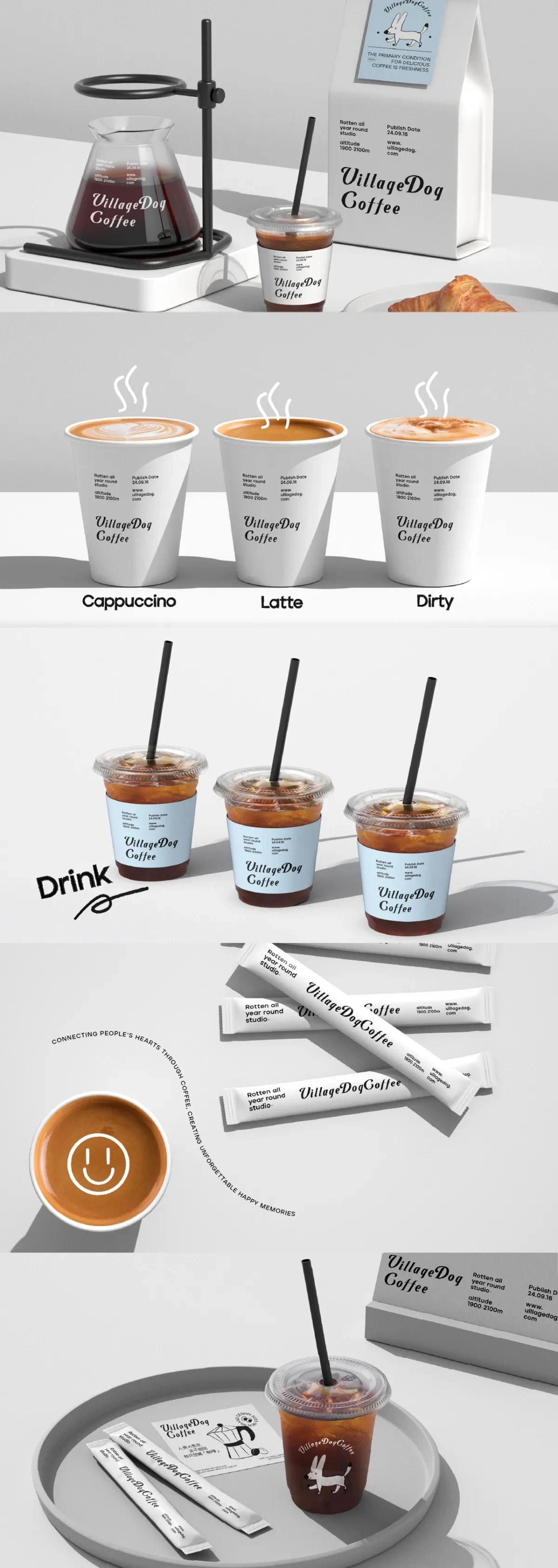 案例优选:Village Mouth Dog Coffee|设计案例精选