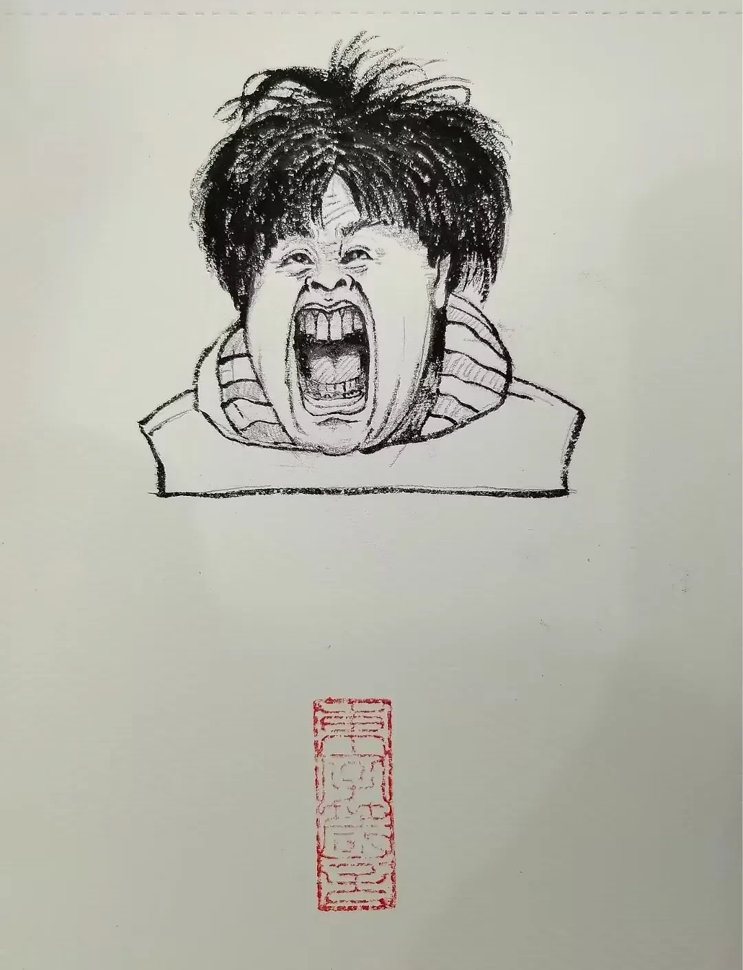 案例优选:漫画肖像:过年期间画了几幅漫像速写(侯宝林、马三立、赵丽蓉)|设计案例精选