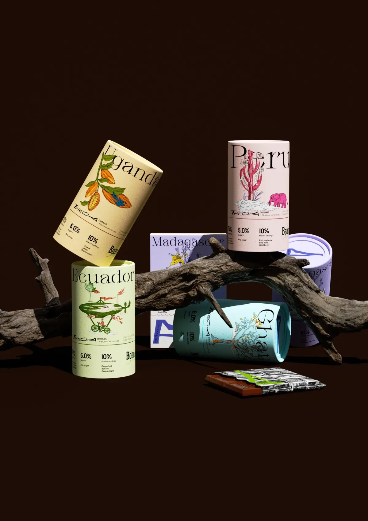 案例优选：巧克力品牌标识与包装设计｜包装设计·设计精选