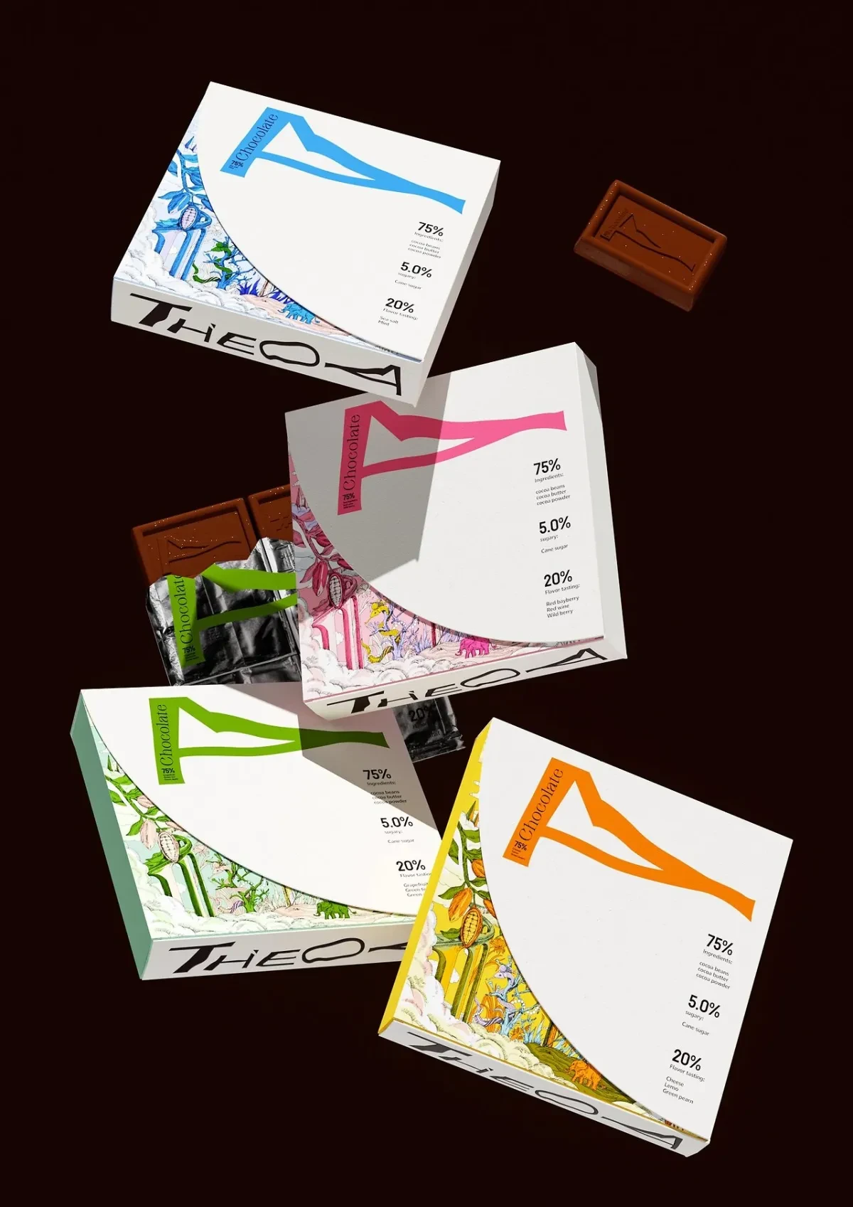 案例优选：THEOA巧克力品牌及包装设计｜包装设计·设计精选