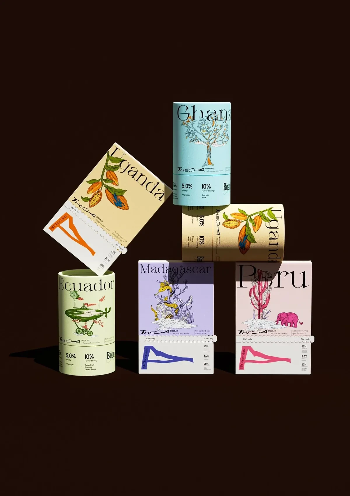 案例优选：THEOA巧克力品牌及包装设计｜包装设计·设计精选