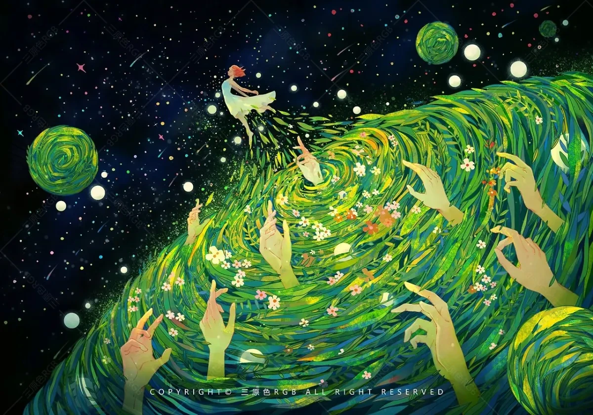 案例优选：《芳 · 春》系列插画集设计｜插画设计·设计精选