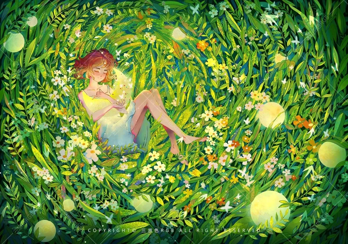 案例优选：《芳 · 春》系列插画集设计｜插画设计·设计精选