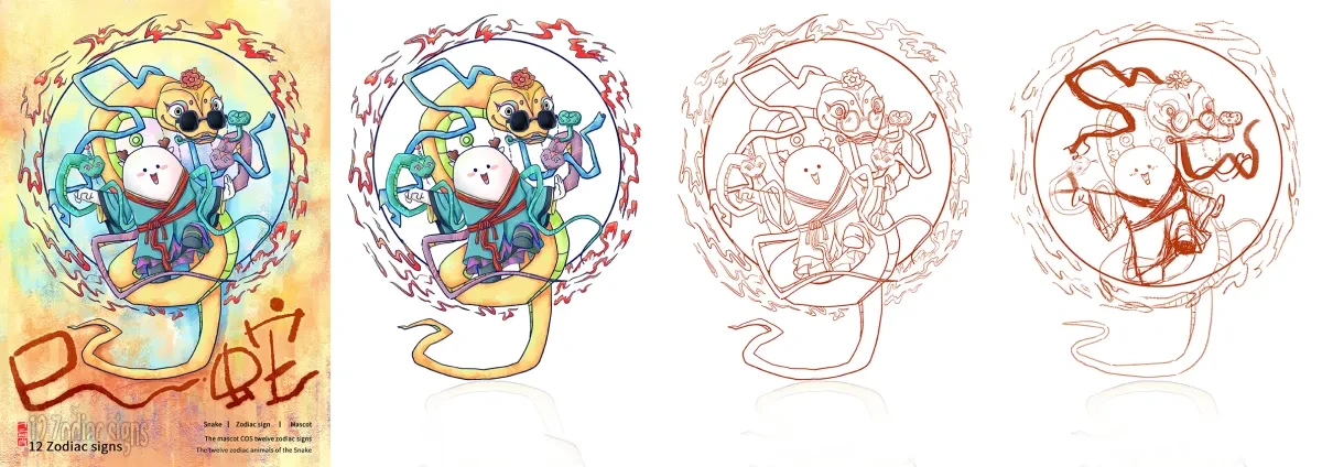 案例优选:几幅插画|设计案例精选