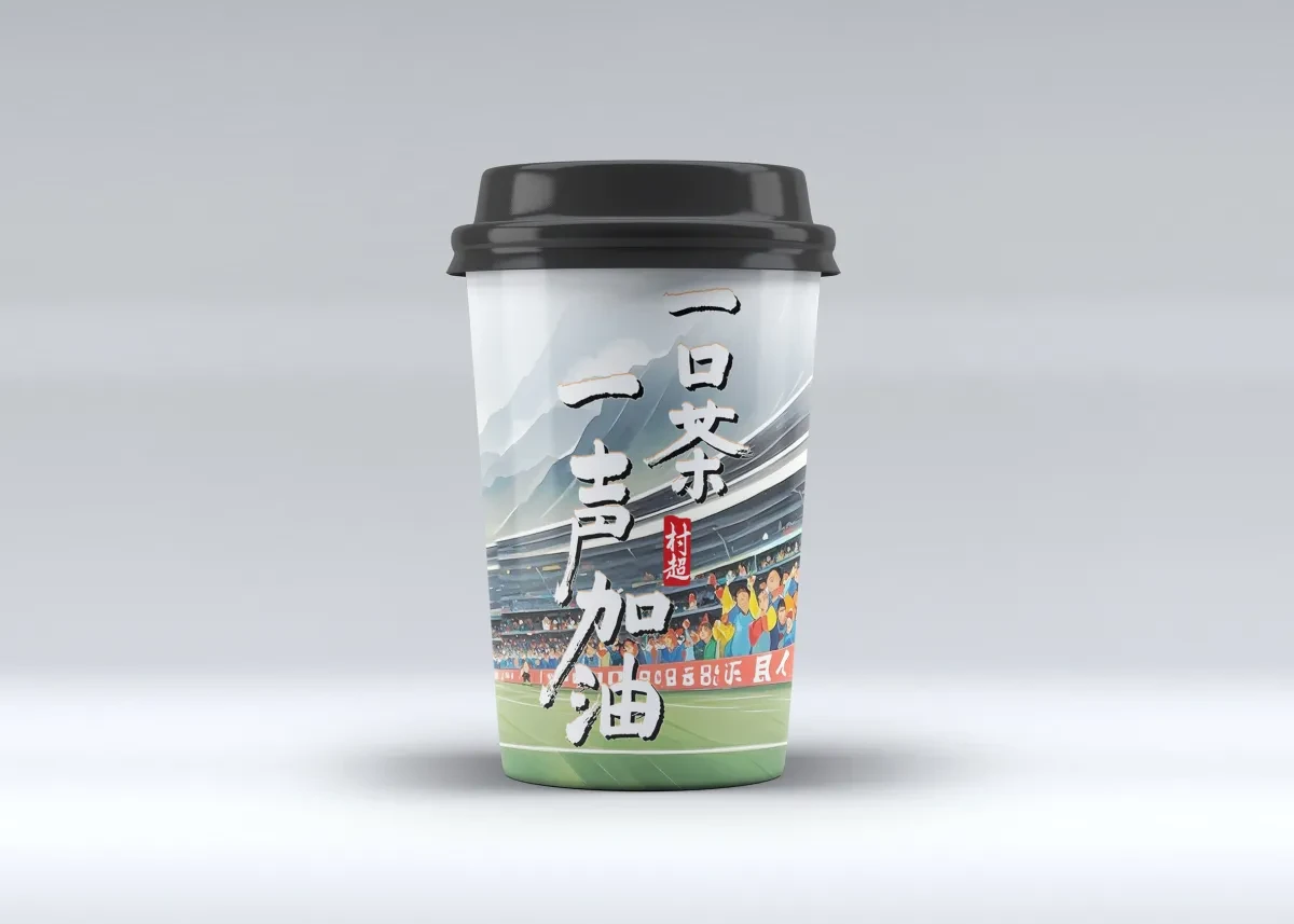 案例优选:村超射门茶 左侧面|设计案例精选