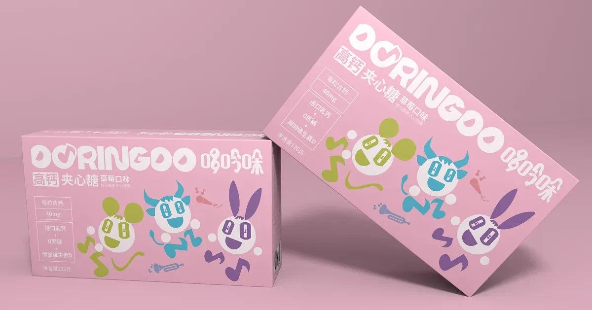 案例优选:儿童食品 钙、益生菌、维C、叶黄素酯品牌包装设计|包装设计·设计案例精选