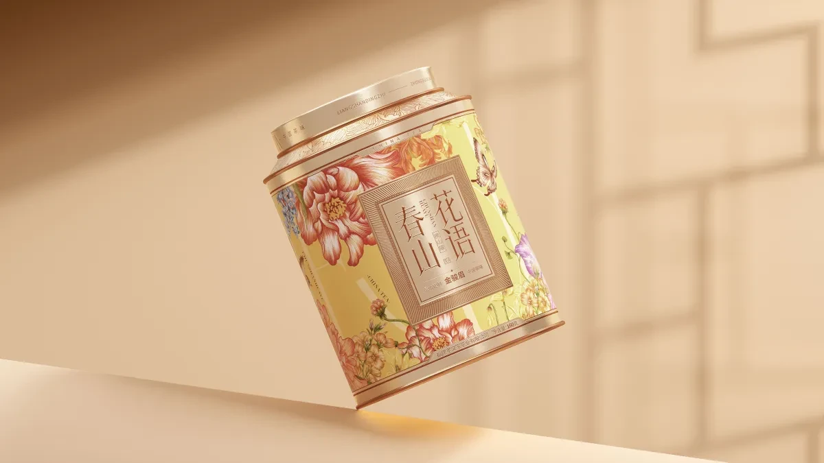 案例优选:孝文家茶✖️古戈 春山藏花語,一盞溫茶慰風塵|设计案例精选