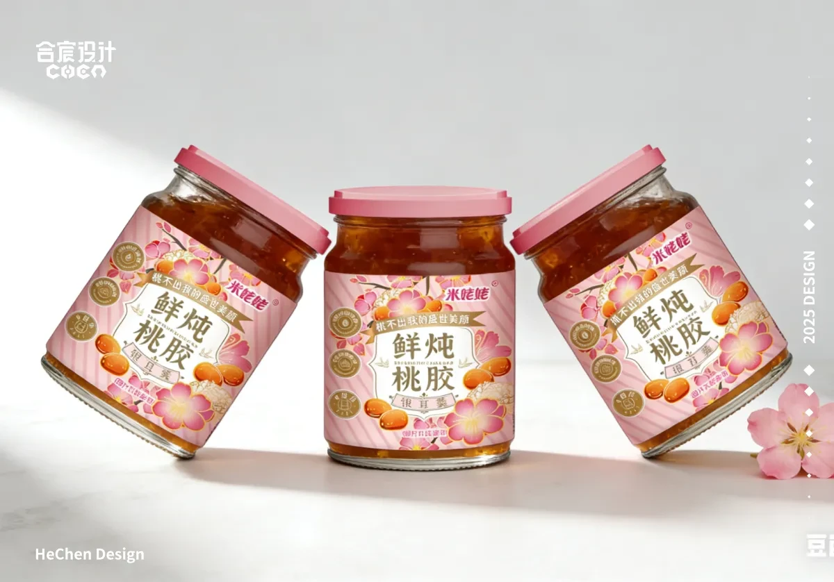 案例优选:米姥姥鲜炖桃胶银耳羹 合宸设计|设计案例精选